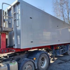foto 50m3 sklápěč alu návěs vrata 3os Schwarzmueller