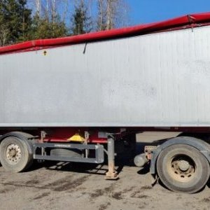 foto 50m3 sklápěč alu návěs vrata 3os Schwarzmueller