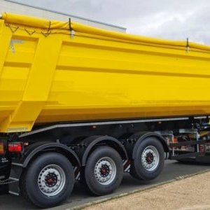 foto zánovní 37m3 dumper návěs vana sklápěč Schwarzmueller KIS 3/E